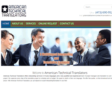 Tablet Screenshot of americantechtranslators.com